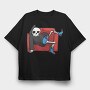 Lazy Grim Reaper, Tricou Oversize Barbati (Unisex)