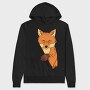 Fox Illustration, Hanorac Oversize Barbati (Unisex)