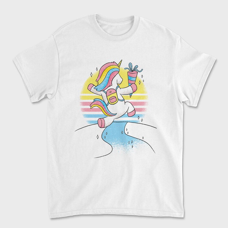 Kinder Unicorn, Tricou Barbati (Unisex)