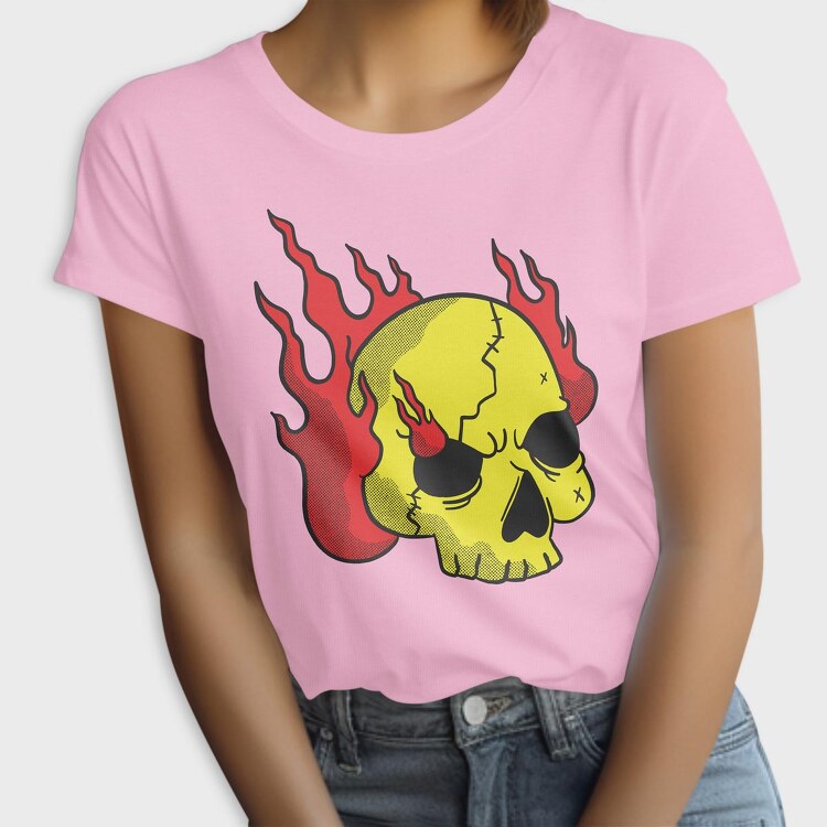 Burning Skull, Tricou Femei