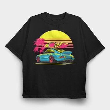 Singer Porsche, Tricou Oversize Barbati (Unisex)