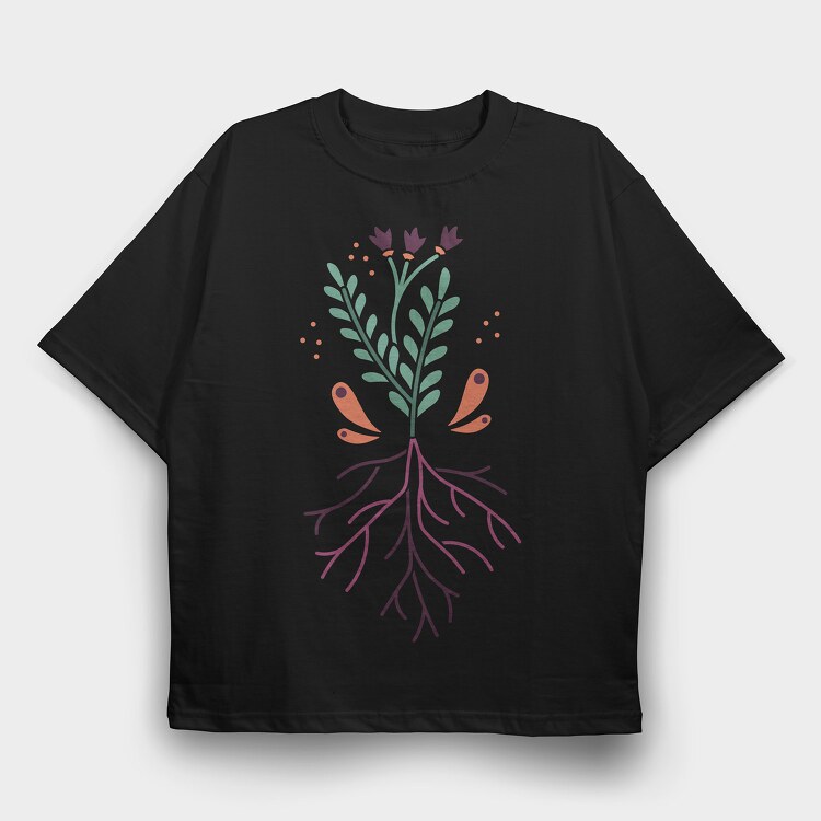 Nature Botanical 16, Tricou Oversize Barbati (Unisex)