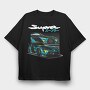 Supra A90, Tricou Oversize Barbati (Unisex)
