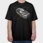 LANCER EVO X, Tricou Oversize Barbati (Unisex)