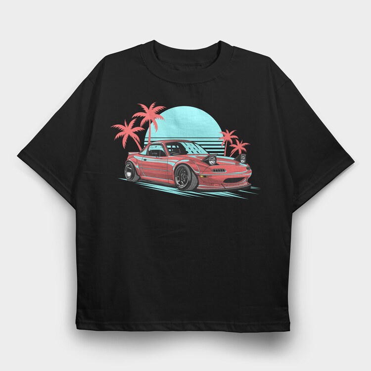Miata, Tricou Oversize Barbati (Unisex)