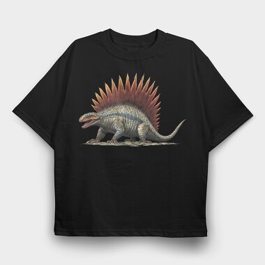 Dimetrodon, Tricou Oversize Barbati (Unisex)