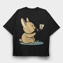 Bunny Bee, Tricou Oversize Barbati (Unisex)