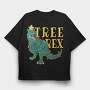 Tree Rex Christmas, Tricou Oversize Barbati (Unisex)