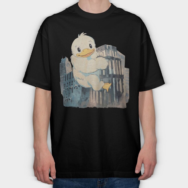 duck Building, Tricou Oversize Barbati (Unisex)