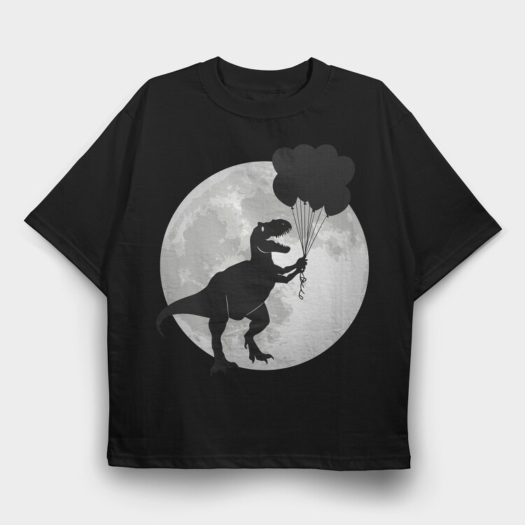 Trex Balloons, Tricou Oversize Barbati (Unisex)