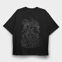 Jefa Skeleton, Tricou Oversize Barbati (Unisex)