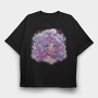 Cosmic Girl Portrait, Tricou Oversize Barbati (Unisex)