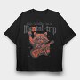Racoon Mental Trip, Tricou Oversize Barbati (Unisex)