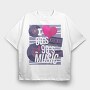 80 S and 90 S Music, Tricou Oversize Barbati (Unisex)