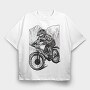 Downhill, Tricou Oversize Barbati (Unisex)