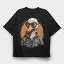 Realistic Goose, Tricou Oversize Barbati (Unisex)