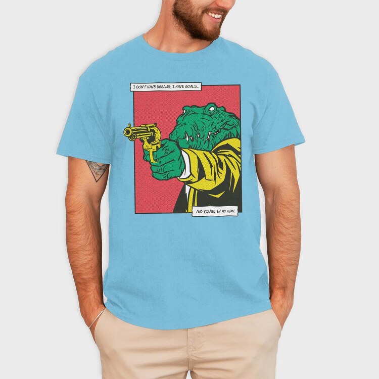 Alligator Pistol, Tricou Barbati (Unisex)