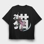 Cat Sword, Tricou Oversize Barbati (Unisex)