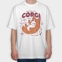 Anatomy of a Corgi, Tricou Oversize Barbati (Unisex)