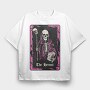 Tarot Card Hermit, Tricou Oversize Barbati (Unisex)
