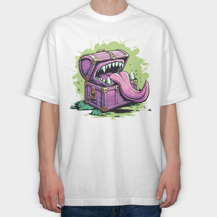 Monster Chest, Tricou Oversize Barbati (Unisex)