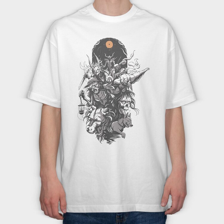 Monster Portal, Tricou Oversize Barbati (Unisex)