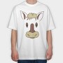 Horse Face, Tricou Oversize Barbati (Unisex)