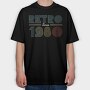 Retro Since, Tricou Oversize Barbati (Unisex)