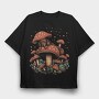 Moshrooms Dog, Tricou Oversize Barbati (Unisex)