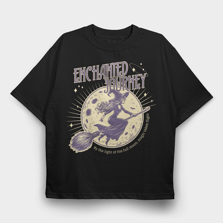 Enchanted Journey, Tricou Oversize Barbati (Unisex)