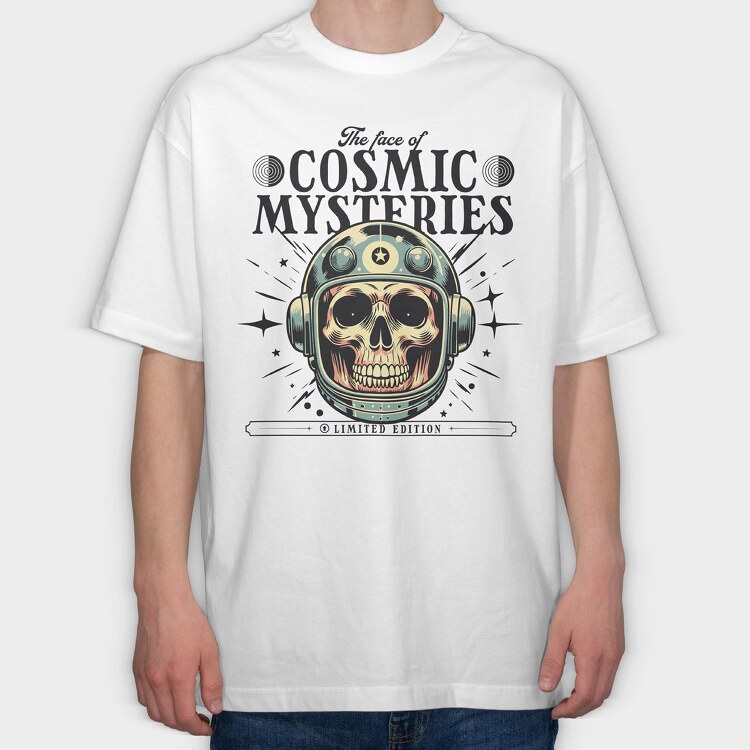 The Face of Cosmic Mysteries, Tricou Oversize Barbati (Unisex)