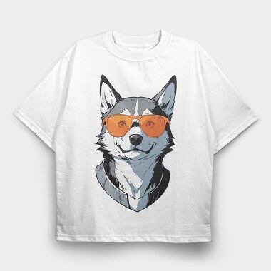 Husky Sungalsses, Tricou Oversize Barbati (Unisex)