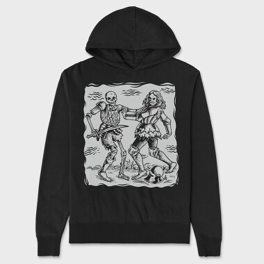 Dance Macabre, Hanorac Oversize Barbati (Unisex)