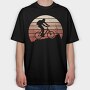 Mountain Bike Vintage, Tricou Oversize Barbati (Unisex)