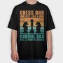 Chess Dad, Tricou Oversize Barbati (Unisex)