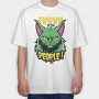 Ew People Green Cat, Tricou Oversize Barbati (Unisex)