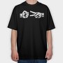 Rock Scisoors Hands, Tricou Oversize Barbati (Unisex)
