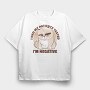 I Had My Patience Tested, Tricou Oversize Barbati (Unisex)