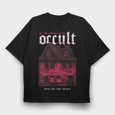 Children of the Occult, Tricou Oversize Barbati (Unisex)