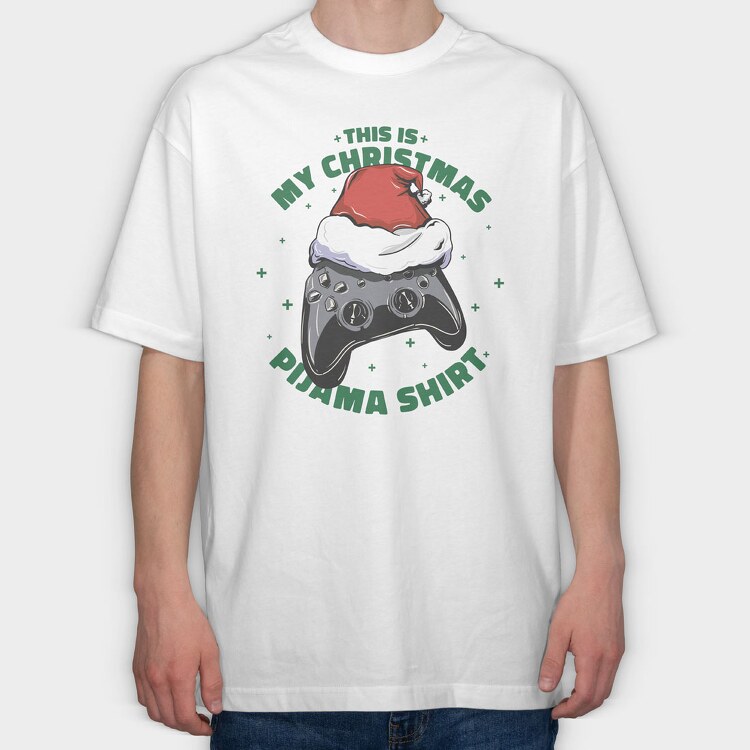 Christmas Pijama, Tricou Oversize Barbati (Unisex)