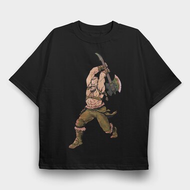 Axe Viking, Tricou Oversize Barbati (Unisex)