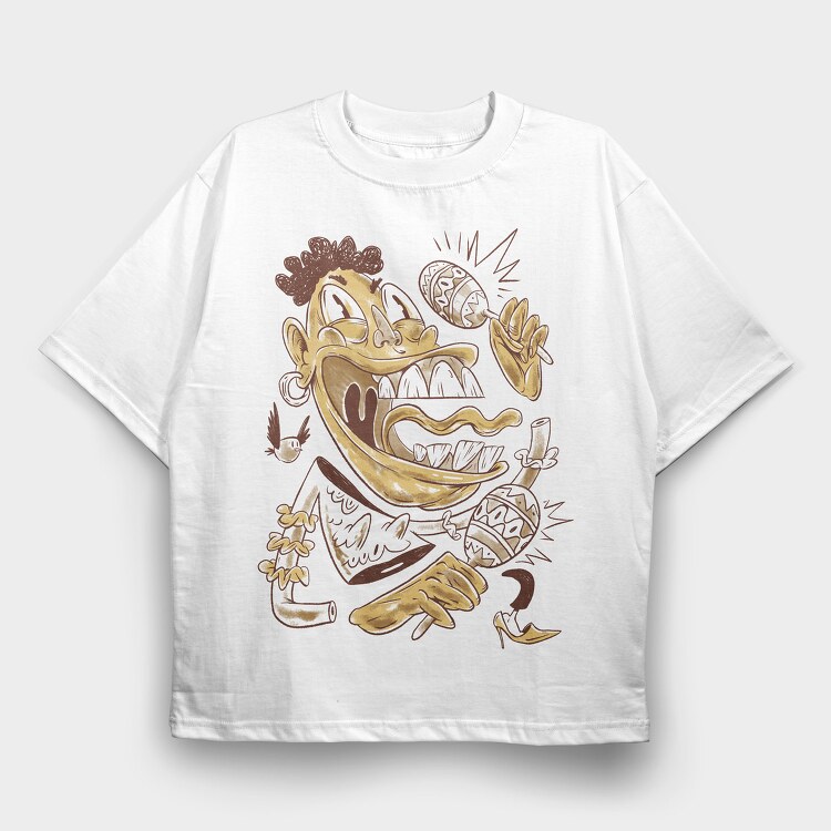 Musicians 1, Tricou Oversize Barbati (Unisex)