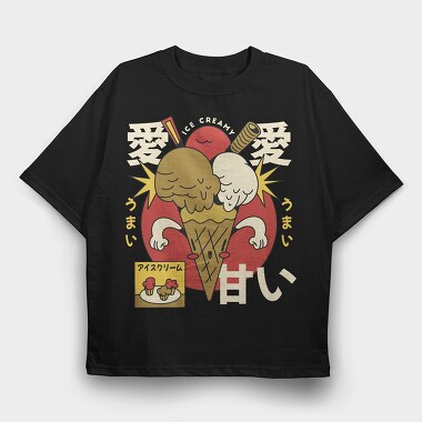 Ice Cream, Tricou Oversize Barbati (Unisex)