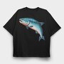 Fish 2, Tricou Oversize Barbati (Unisex)