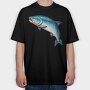 Fish 2, Tricou Oversize Barbati (Unisex)
