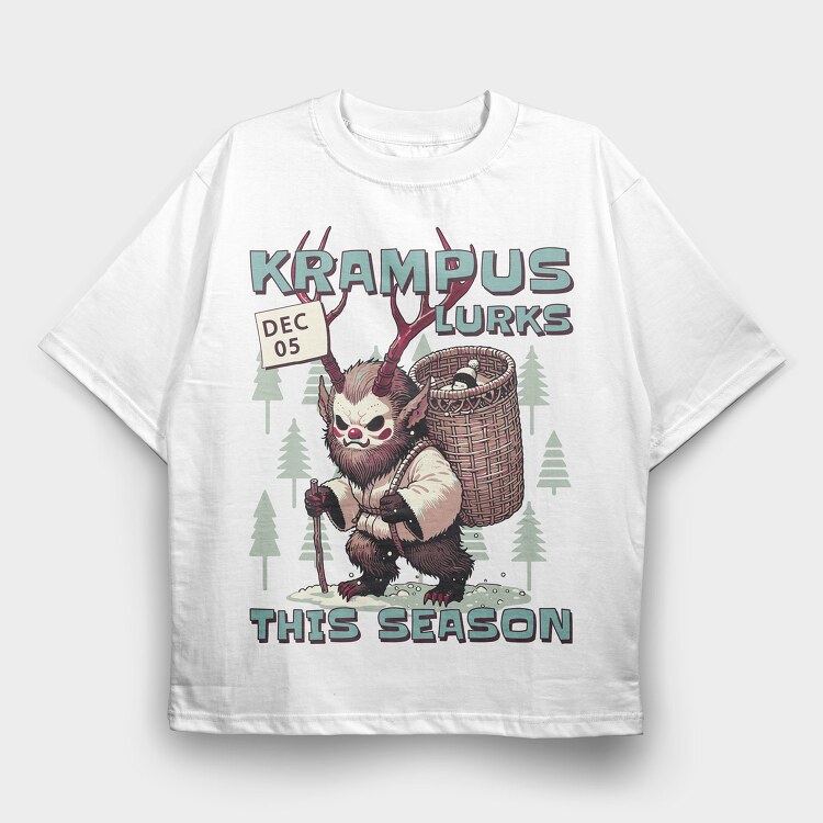 Trend Krampuslurks, Tricou Oversize Barbati (Unisex)