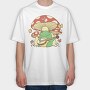 Banjo Frog, Tricou Oversize Barbati (Unisex)