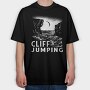 Cliff Jumping, Tricou Oversize Barbati (Unisex)