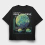 Trip to the Deep Universe, Tricou Oversize Barbati (Unisex)