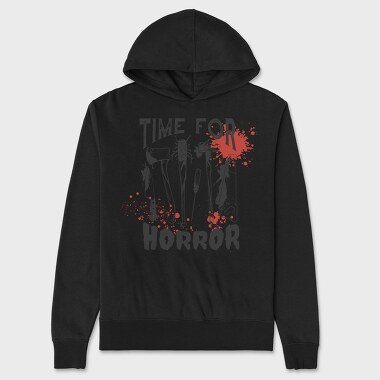 Time for Horror Halloween, Hanorac Oversize Barbati (Unisex)